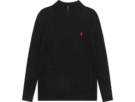 Polo Ralph Lauren Cable Knit Sweater Black