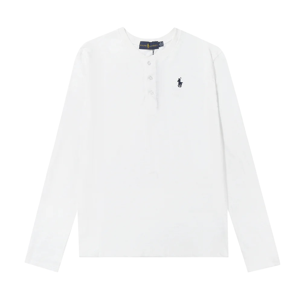 Polo Ralph Lauren Classic Long Sleeve Polo Shirt White
