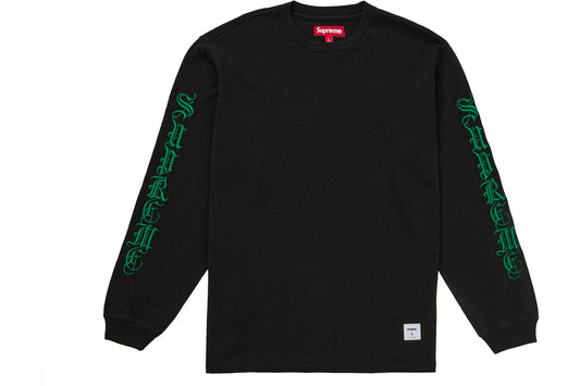 Supreme Old English L/s Top Black