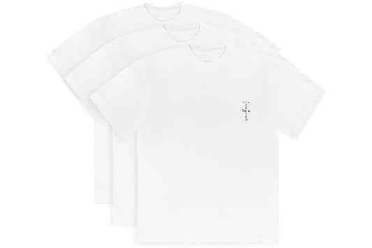 Travis Scott Cj T Shirt (3 Pack) White