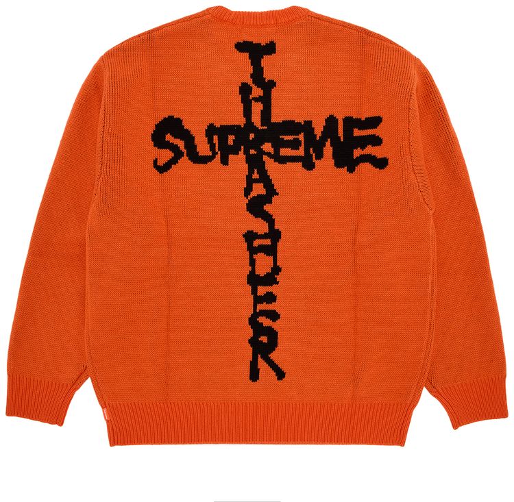 Supreme Thrasher Sweater (fw24) Orange
