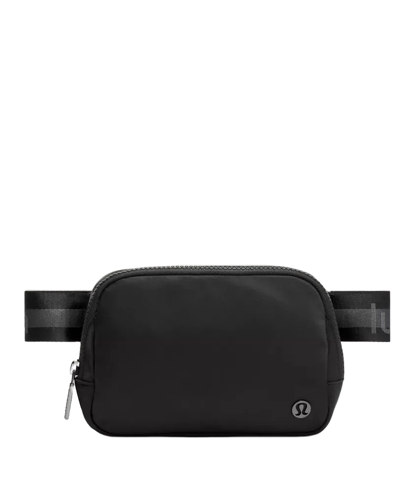 Lululemon Everywhere Belt Bag 1l Wordmark Black/graphite Grey/solar Grey