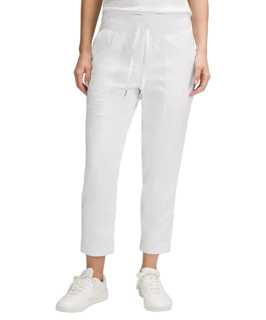 Lululemon Dance Studio Mid Rise Cropped Pant White