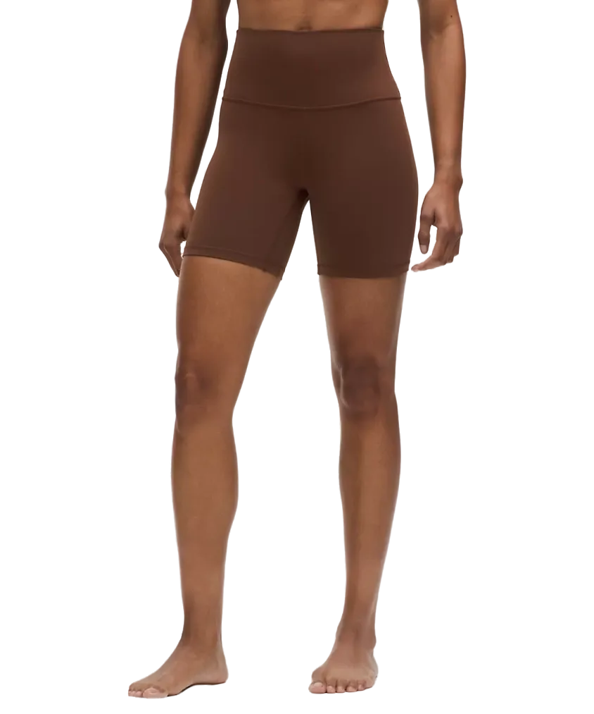 Lululemon Align High Rise Short 6" Lava Cake
