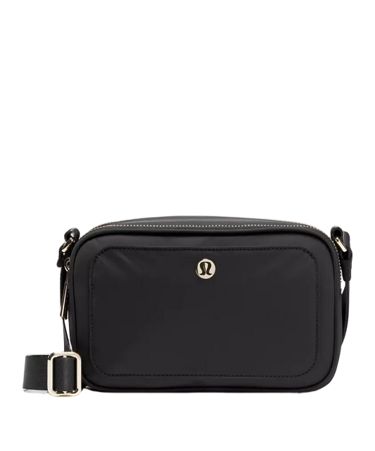 Lululemon Crossbody Camera Bag 2l Black/gold