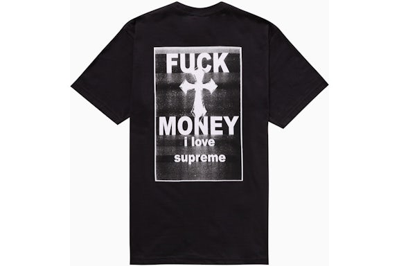 Supreme Fuck Money Tee Black