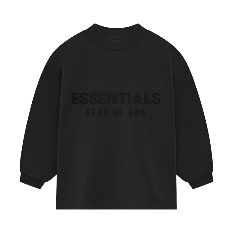 Essentials Black Long Sleeve Tshirt