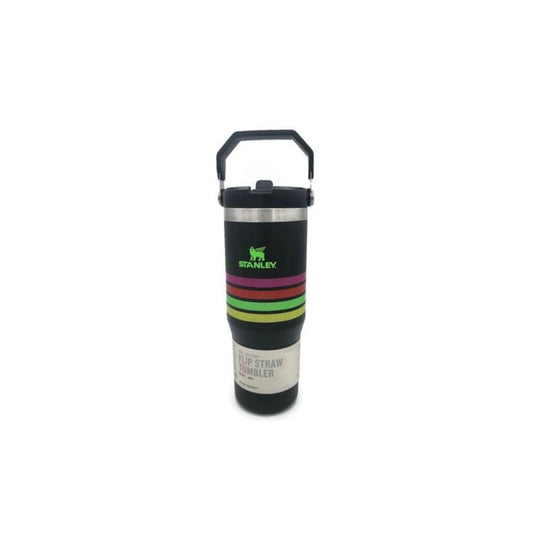 Stanley Iceflow Flip Straw Tumbler (black Stripes)