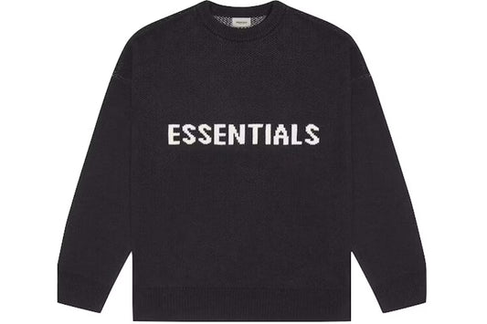Fear Of God Essentials Knit Sweater Dark Slate/stretch Limo/black