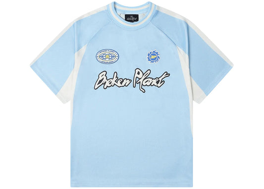 Broken Planet Football Jersey Light Blue