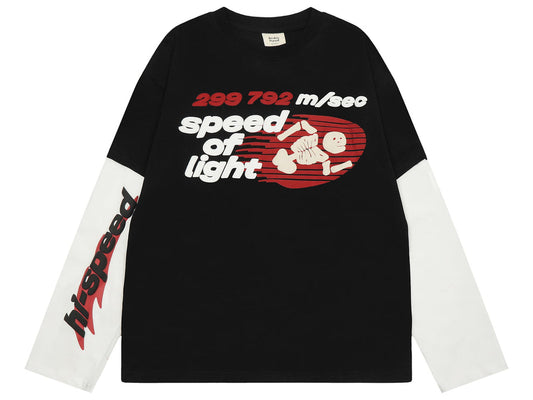 Camiseta Broken Planet Spped Of Light