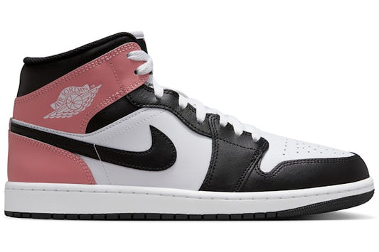 Jordan 1 Mid White Rust Pink Black