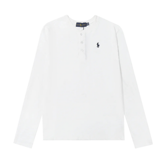 Polo Ralph Lauren Classic Long Sleeve Polo Shirt White