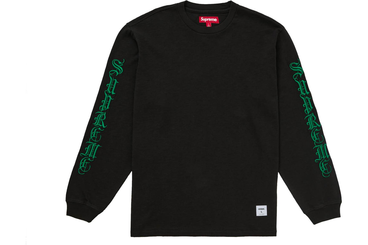 Supreme Old English L/s Top Black