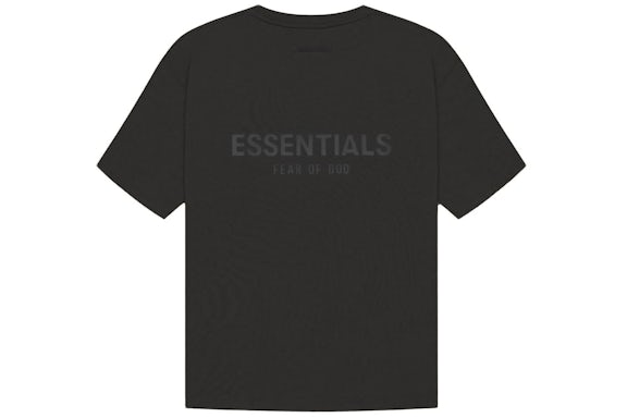 Fear Of God Essentials T Shirt Black/stretch Limo