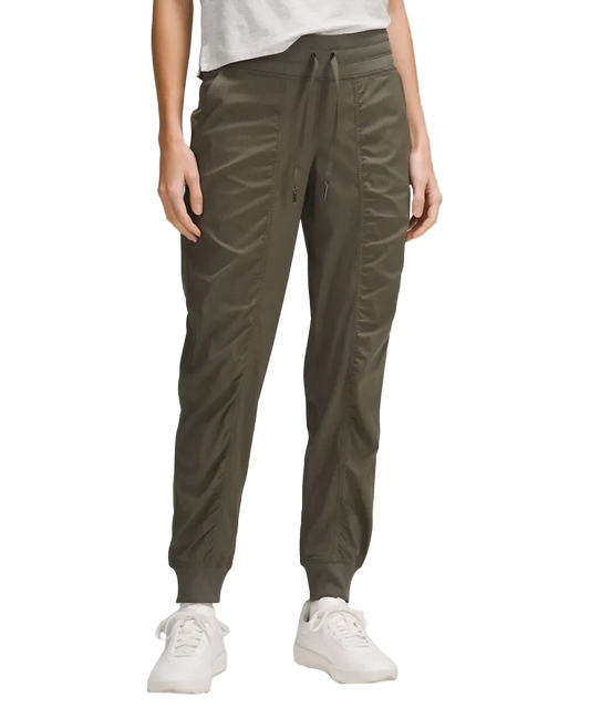 Lululemon Dance Studio Mid Rise Jogger Full Length Army Green
