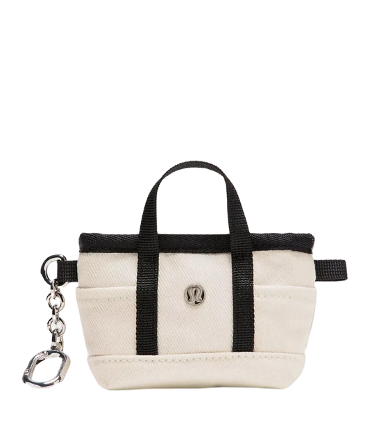 Lululemon Daily Multi Pocket Nano Canvas Tote Bag Natural/black