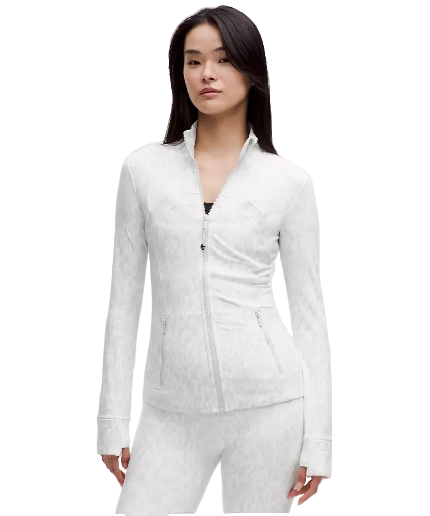 Lululemon Define Jacket Nulu Contour Spot White Multi
