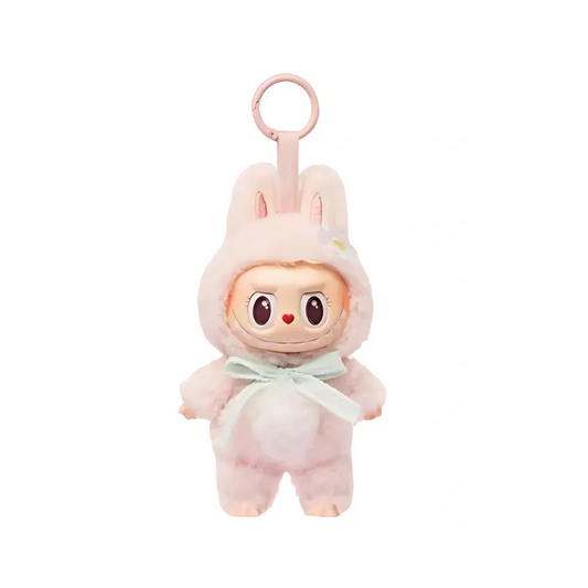 Pop Mart Labubu Mokoko Close To Sweet Vinyl Plush Doll Pendant Keychain