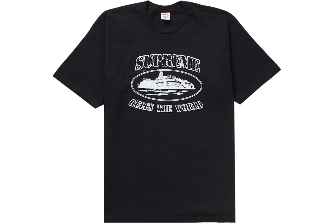 Supreme Corteiz Rules The World Tee Black