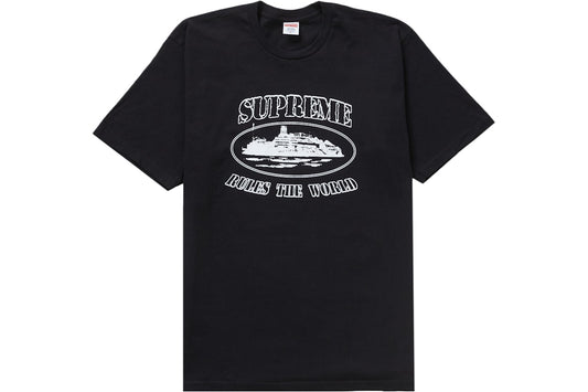 Supreme Corteiz Rules The World Tee Black