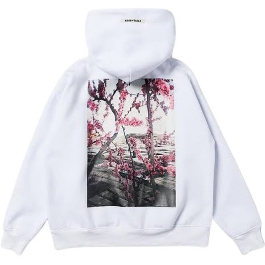 Essentials Hoodie Ss19 Floral White